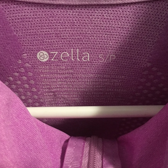 Zella Dharma Purple Hooded Athletic Jacket - Picture 5 of 7